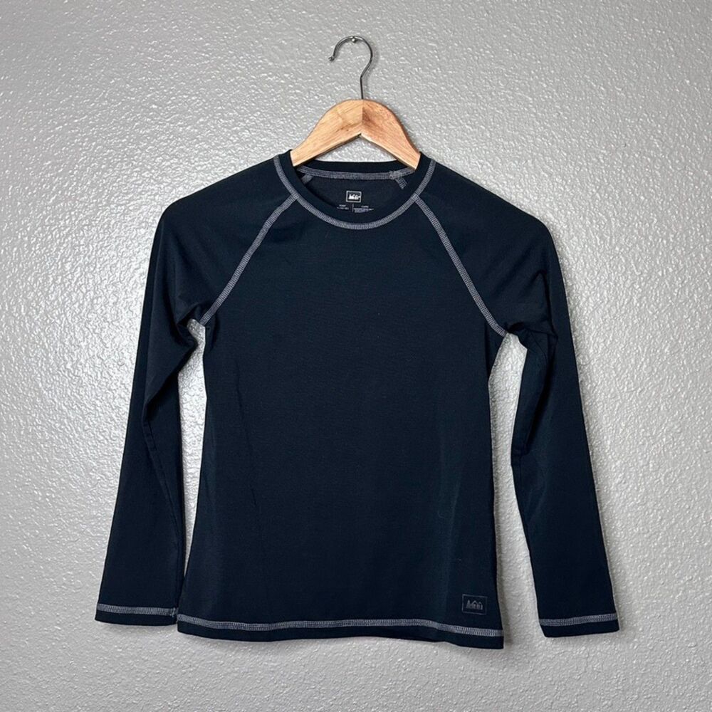 REI Co-op Base layer Black Kids Medium 10 12